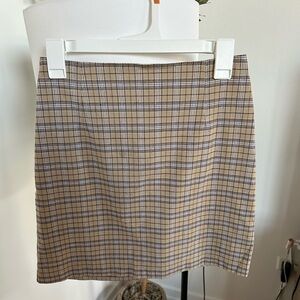 Vintage plaid skirt
